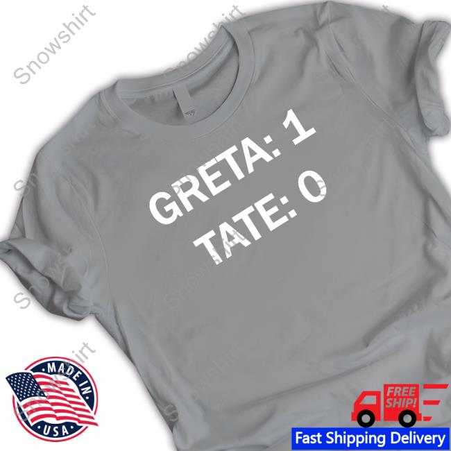 Raygun Shop Greta 1 Tate 0 T-Shirt Christopher Pepper Raygun Greta 1 Tate 0 T-Shirt