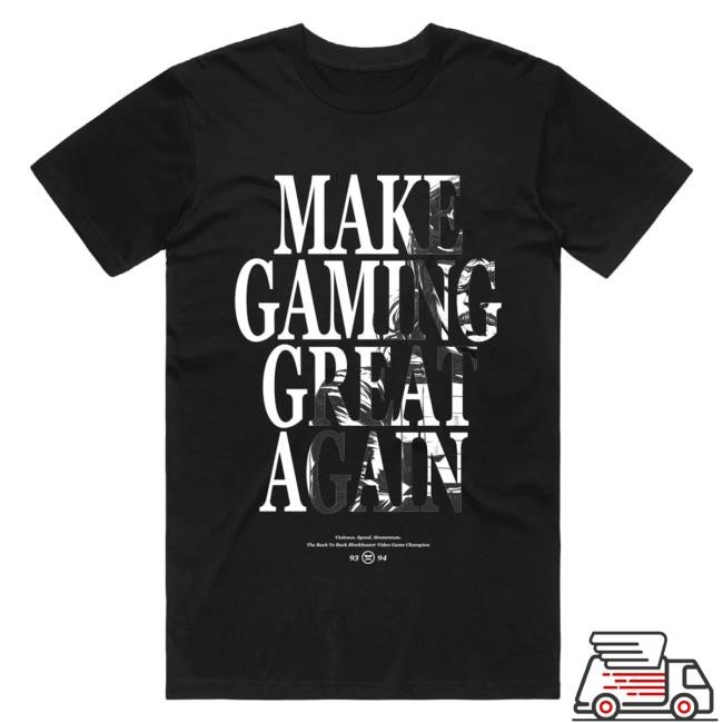 Official Dr Disrespect Merch Champions Club Make Gaming Great Again Black Shirt New