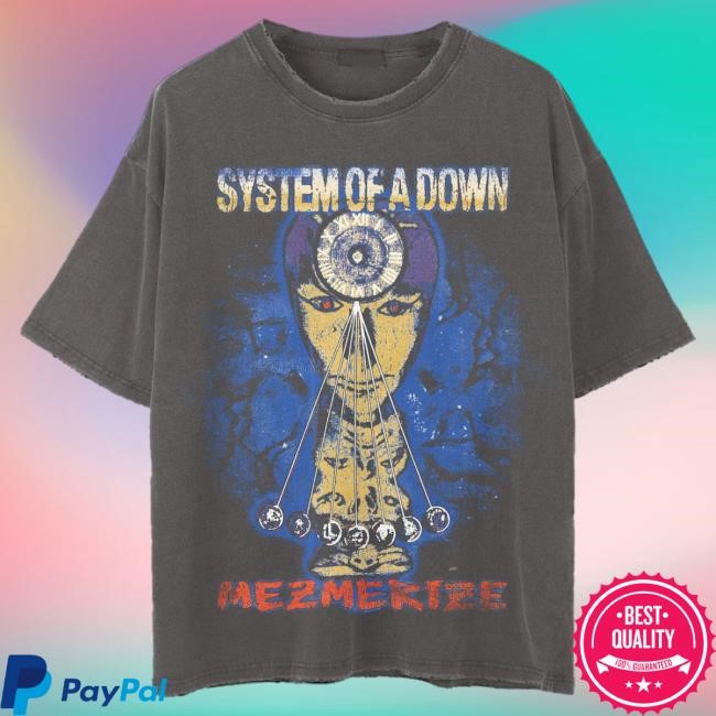 System Of A Down Mezmerize Faded Cover New Shirt