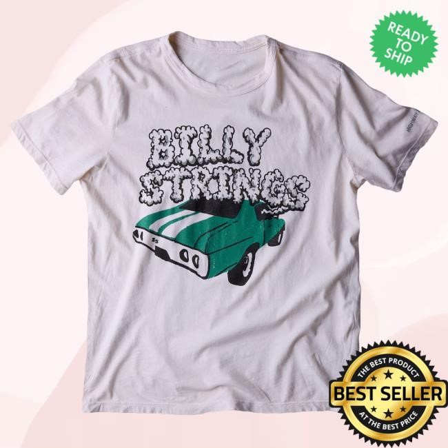 Official Billy Strings Merch Store Shop Billy Strings imogene + willie x Billy Strings Highway Prayers Green Car Popover Shirt