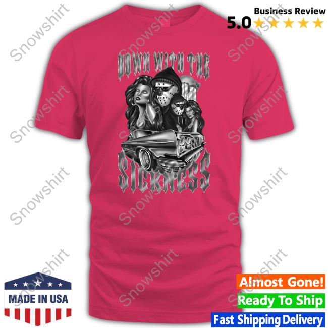 Official Foosgonewild Merch Down With The Sickness Tee Foosgonewild Down With The Sickness Long Sleeve Shirt