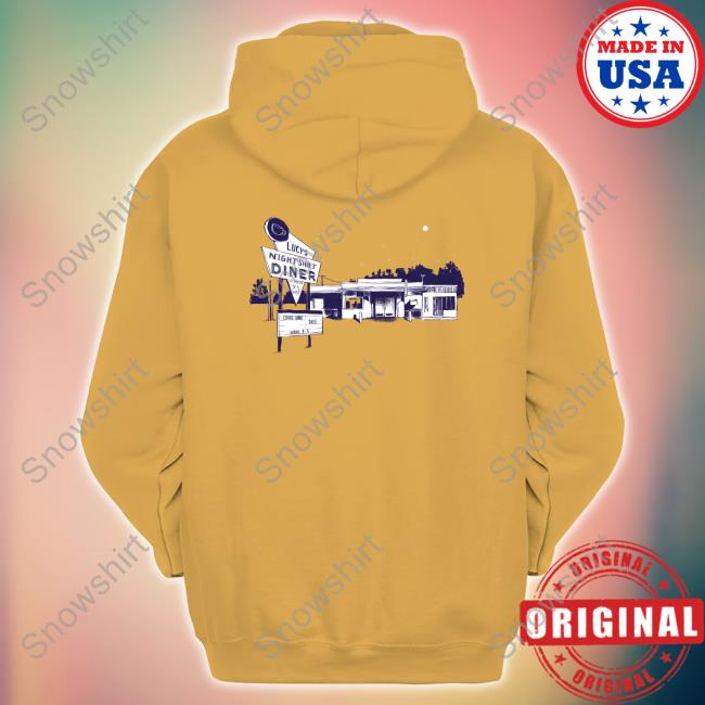 Lucy Dacus Merch Lucy's Night Shift Diner Tee Shirt Lucy's Night Shift Diner Long Sleeve Tee