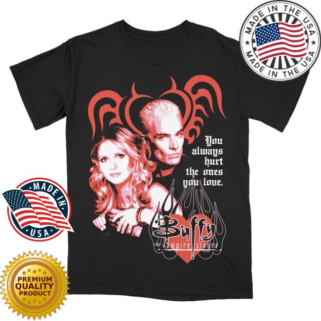 Official Studiohouse Designs Merch Store Buffy & Spike Premium Tee Black Studiohouse Designs Apparel Clothing Shop StudiohouseDesigns