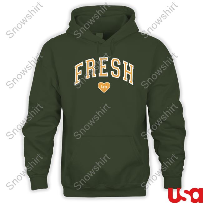 Official Fresh Love Clothing Fresh Love Varsity Green Sweatshirt Official Fresh Love Varsity Green T Shirt