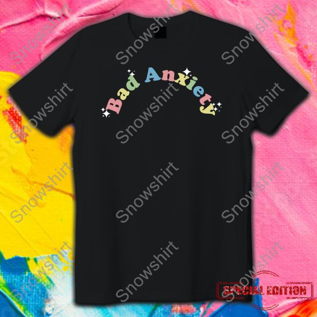 Meg Thee Stallion Merch Store Bad Anxiety Rainbow Long Sleeve Tee Shirt