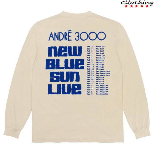 Official Andre 3000 Merch André Sketch Tour Tshirt