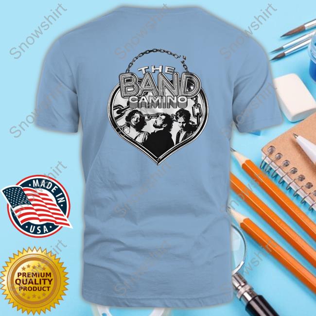Official The Band Camino Heart Locket Tee Official The Band Camino Merch Heart Locket Tee