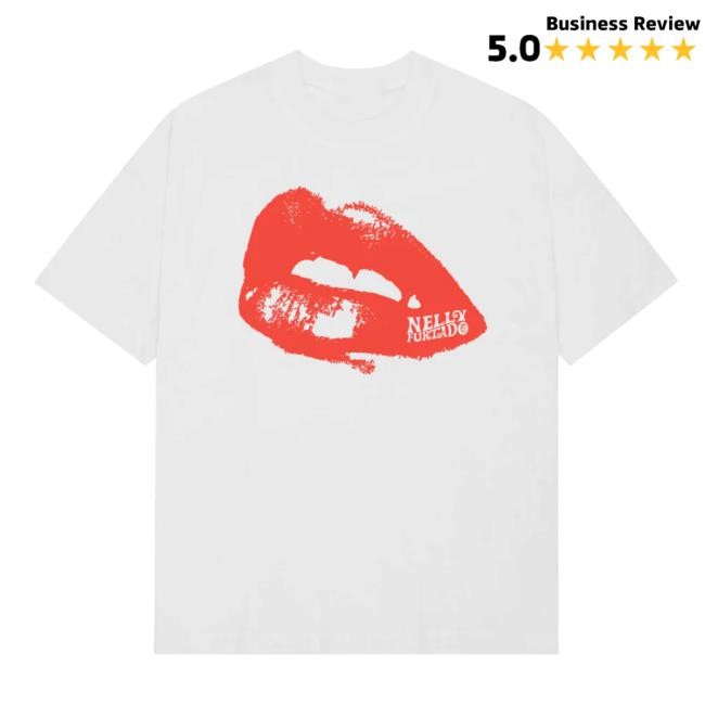 Nelly Furtado Official Merch Store Nelly Furtado Love Bites White Shirt New