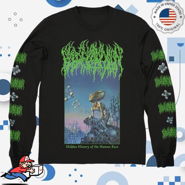 Blood Incantation Merch Hidden History Of The Human Race Long Sleeve T Shirt