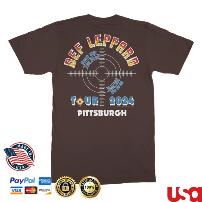Pittsburgh, PA 2024 Tour New Tee - Def Leppard Official Store