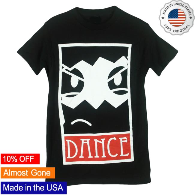 Official Dance Gavin Dance Band Merch Robo Face Black Hot Shirt DanceGavinDance