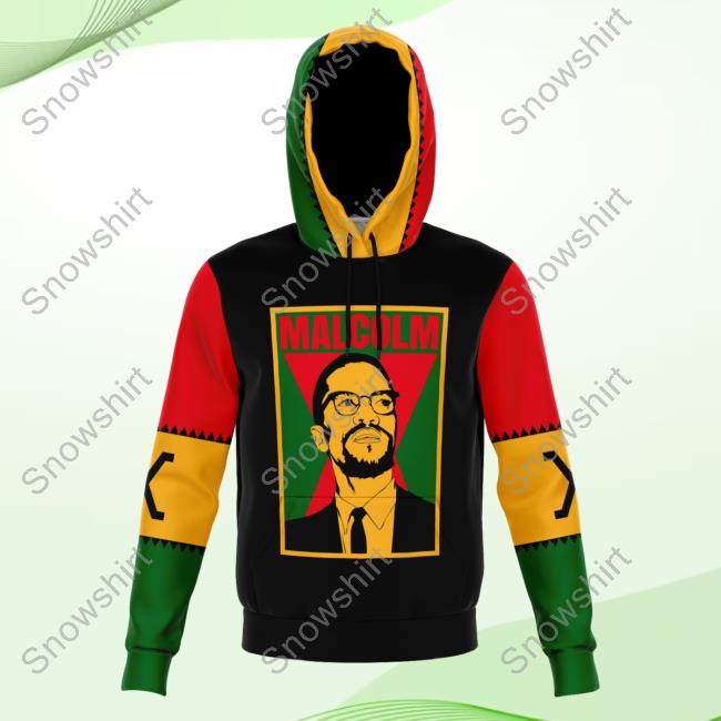 Official Melanin Clothing Store Shop Malcolm X Pullover Hoodie Melaninapparel Merch