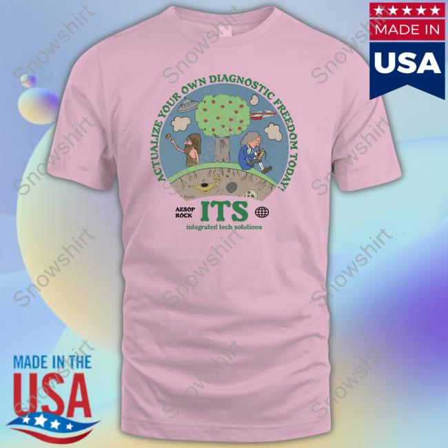 Official Aesop Rock Actualize Your Own Diagnostic Freedom Today Tee Shirt Official Aesop Rock Merch Actualize Your Own Diagnostic Freedom Today Shirt