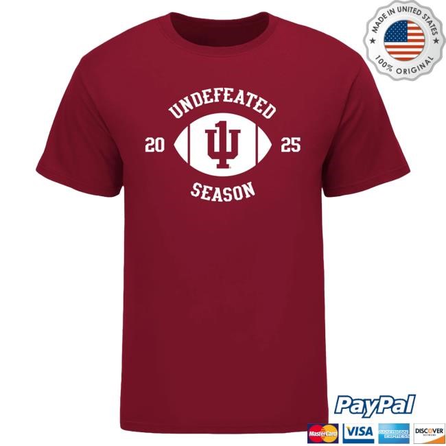 The Indiana Hoosiers NCAA Football 16-0 Undefeated Tee