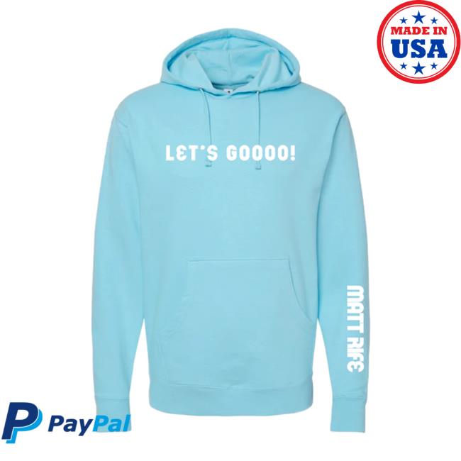 Matt Rife Merch Blue Let’S Goooo Crewneck Sweatshirt