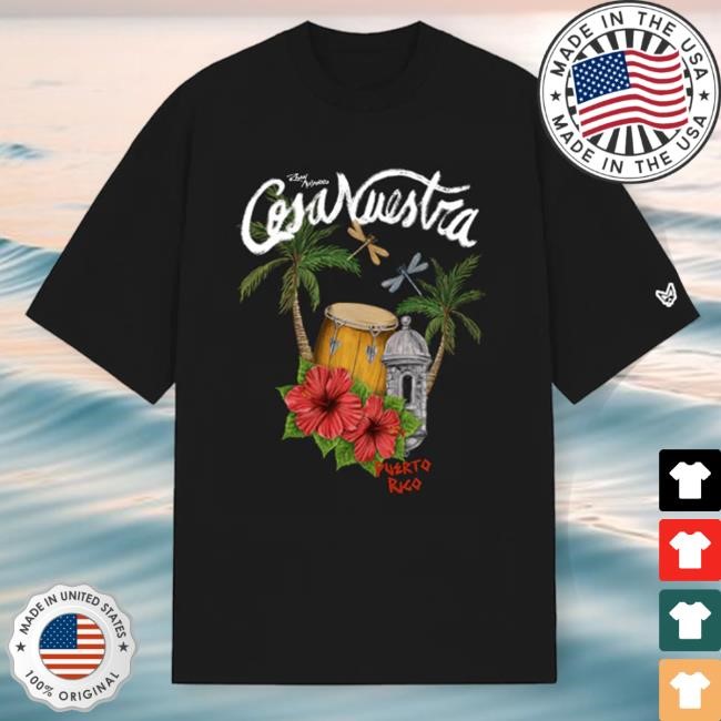 Official Rauw Alejandro Merch Store Shop Caribeño Tee Black