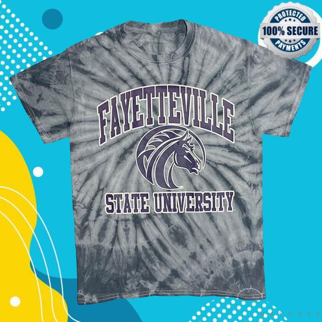 Official Dicks Sporting Goods Tones Of Melanin Fayetteville State Broncos Grey Tie Dye T-Shirts Tie-Dye Dickssportinggoods