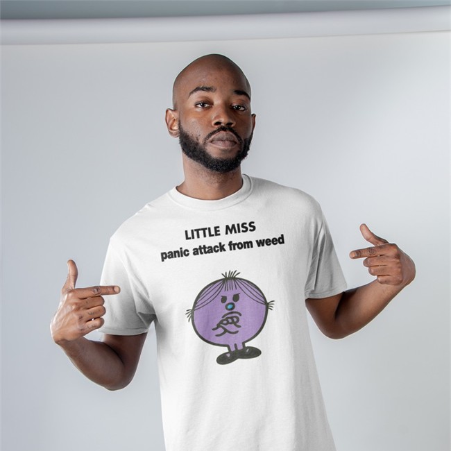 Empty Rico Little Miss Panic Attack From Weed Shirt Dumbricardo Empty Rico Little Miss Panic Attack From Weed T-Shirts Dumbricardo