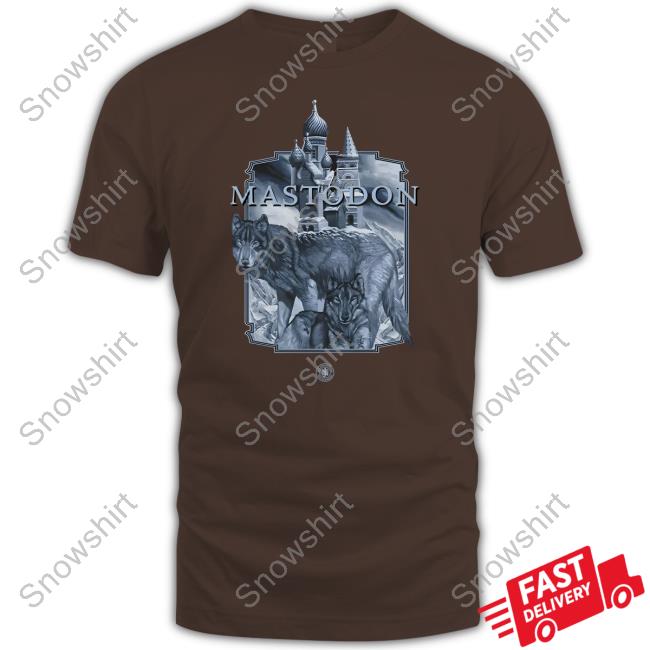 Mastodon Hushed Wolf Shirt Official Mastodon Hushed Wolf Clothing
