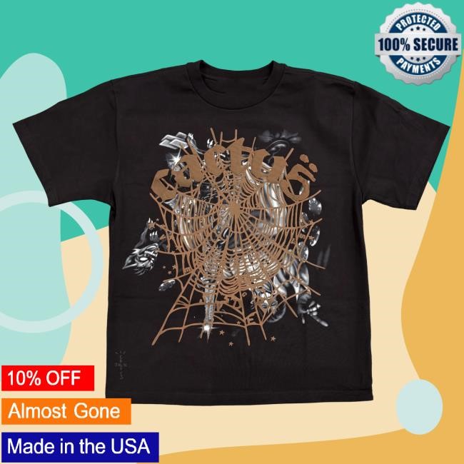 Travis Scott CJ X Sp5der Airbrush Shirt