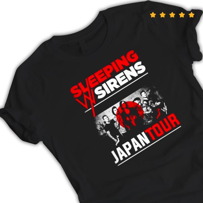 Cut The Mustard Japan Tour Sleeping With Sirens TShirts