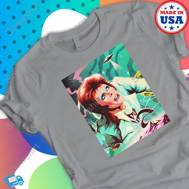 Galactic Bowie Tee Shirt Galactic Bowie T Shirt