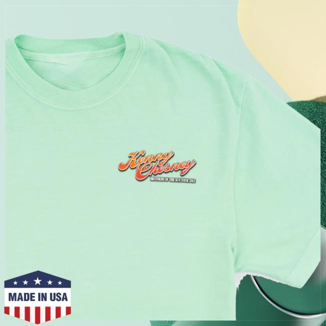 Official Kenny Chesney Merch Kenny Chesney Brothers of the Sun Tour Top Shirt - Island Reef