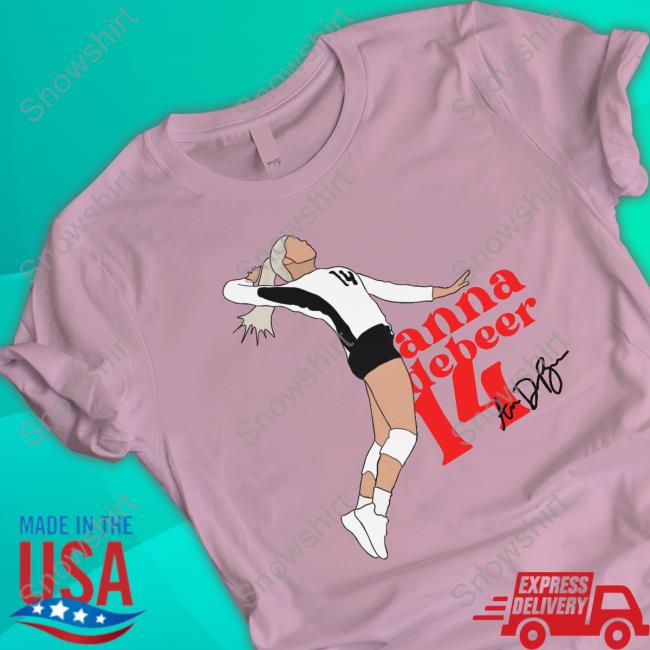 Official Louisville Cardinals Anna DeBeer Volleyball signature T Shirt Official Louisville Cardinals Fans Meet Idols Merch Anna Debeer 14 Volleyball Signature Shirts