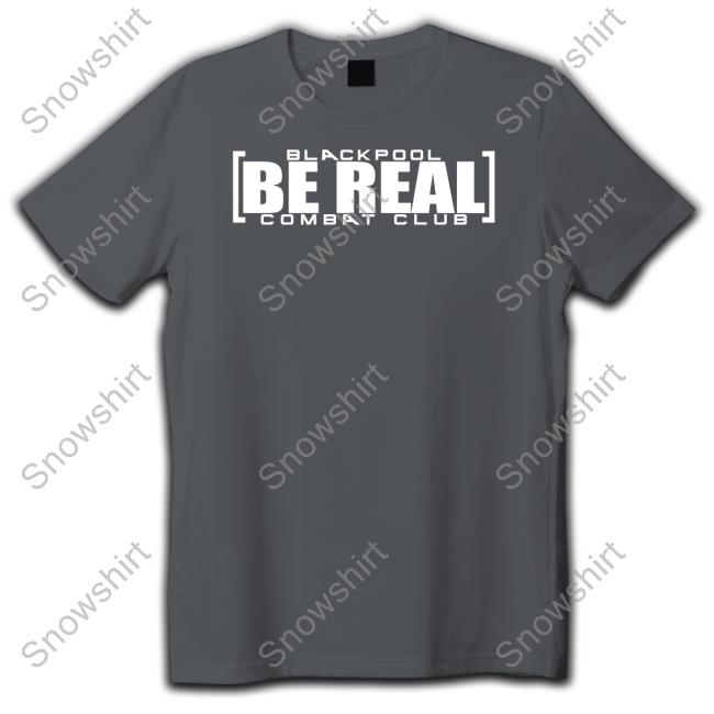 ShopAEW Merch Blackpool Be Real Combat Club Sweatshirt
