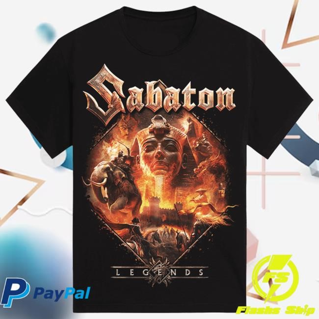 Official Sabaton Legends T Shirt