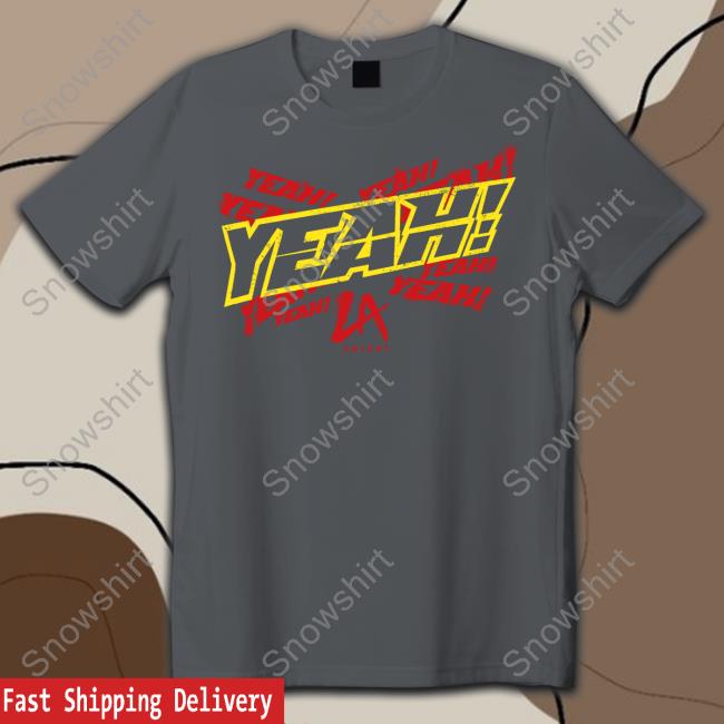 Official Wwe Shop La Knight Yeah T-Shirt