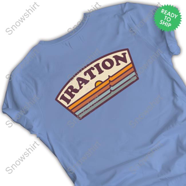 Official Iration Merch Store Vintage Sunset Crewneck Sweatshirt Iration Music Iration Merch Store Vintage Sunset T-Shirt