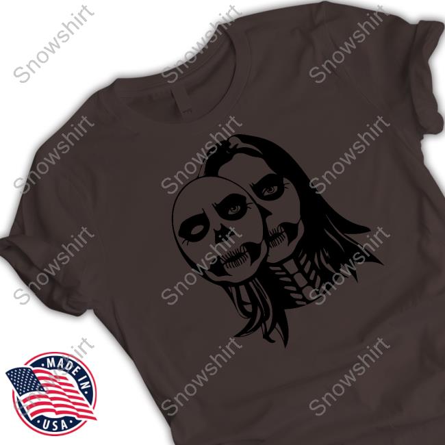 Lizzy Mcalpine Merch Skull Face Long Sleeve Tee