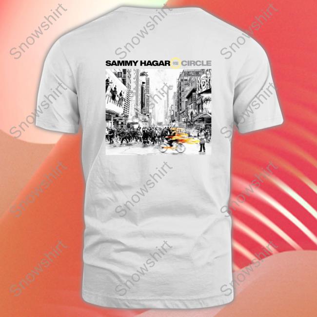 Official Red Rocker Sammy Hagar And The Circle Crazy Times Album T-Shirt Official Sammy Hagar And The Circle Crazy Times Album Shirt