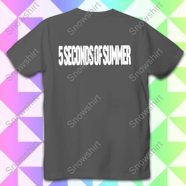5 Seconds Of Summer Merch Star Tee Shirt Official 5 Seconds Of Summer Merch Star T-Shirt