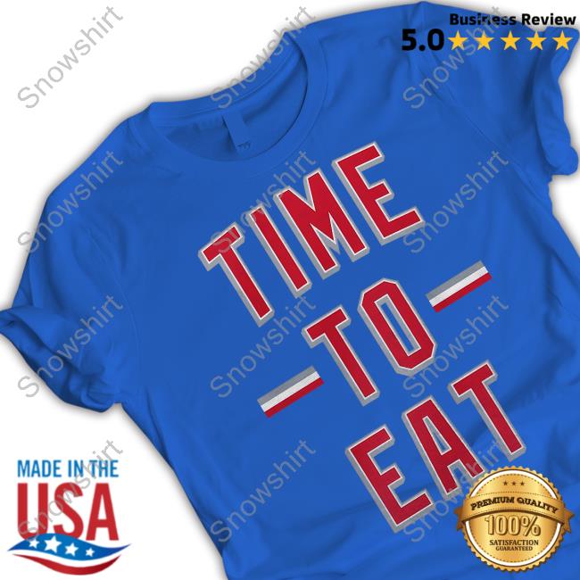 Blueshirts Breakaway Merch Time To Eat Shirts Ryan Mead Blueshirts Breakaway Time To Eat Tee Ryan Mead