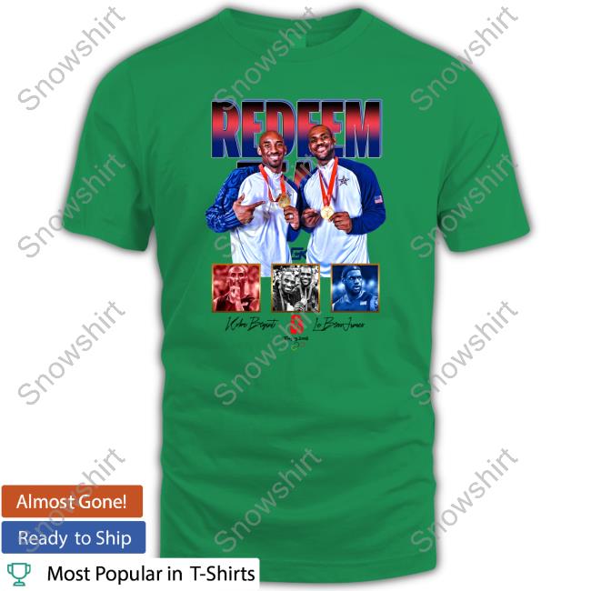 Official Golden Knight GFX Kobe x Bron Redeem Team Tee