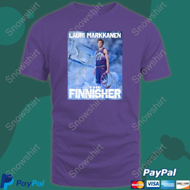 Official Lauri Markkanen The Finnisher T Shirt