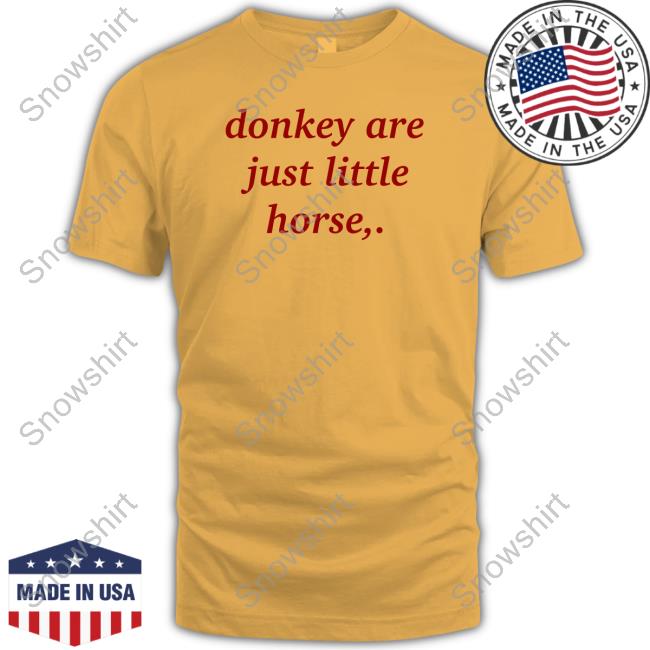 Donkey Are Just Little Horse T Shirt