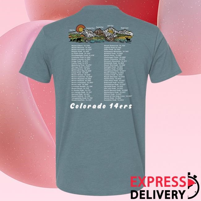 Official Wild Tribute Merch Shop Colorado 14ers L/S T Shirt