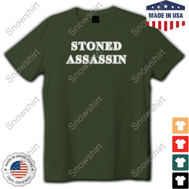 Official Stoned Assassin Black T-Shirt Stoned Assassin Tees