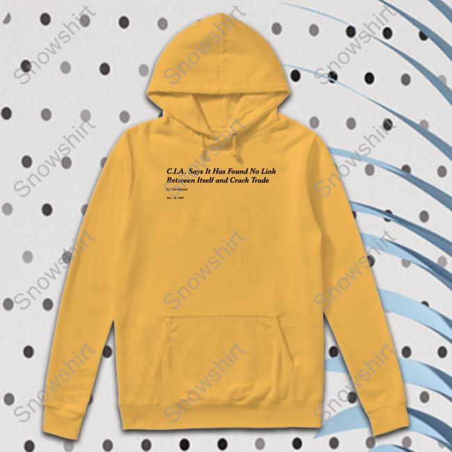 CIA Says It Has Found No Link Between Itself And Crack Trade Shirt