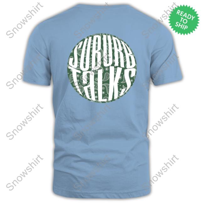 Official Suburb Talks Paisley Long Sleeve Tee Official Suburb Talks Merch Paisley Shirts