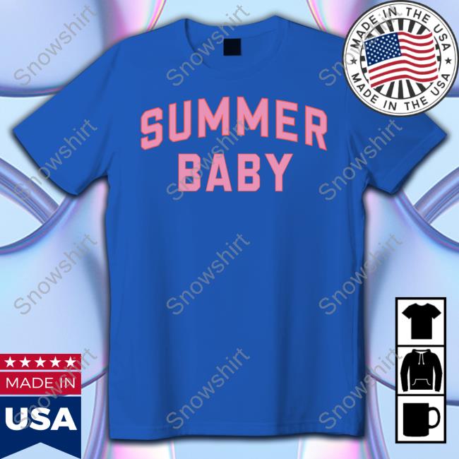 Jonas Brothers Merch Summer Baby Collegiate T Shirts Official Summer Baby T Shirt