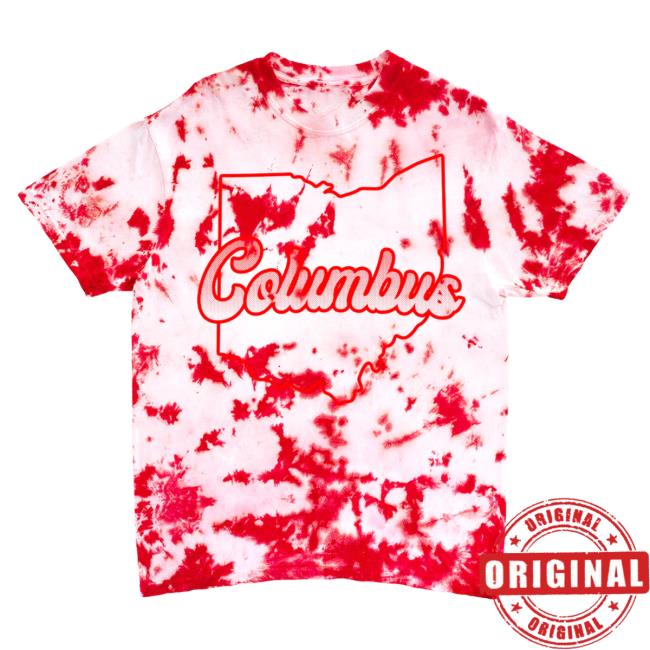 Official Ohio Clothing Merch Columbus Tie Dye New Shirt Ohioclothing Tie-dye