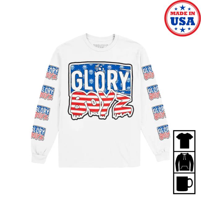 Glory Boyz Long Sleeve Tees (White)