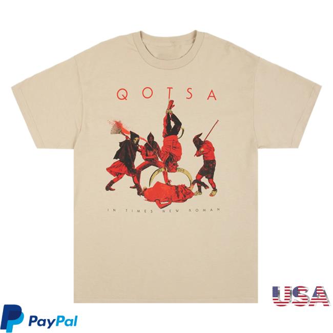 Official Queens Of The Stone Age Merch Store Shop Qotsa In Times New Roman... Sand Shirt