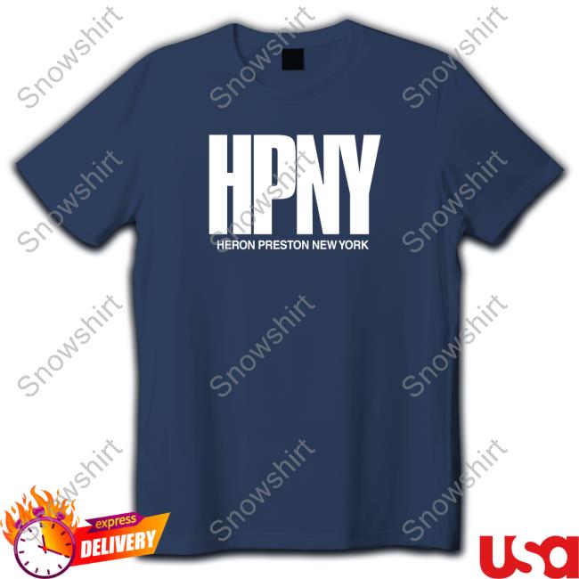 Heron Preston Merch Reg HPNY Tee Shirt