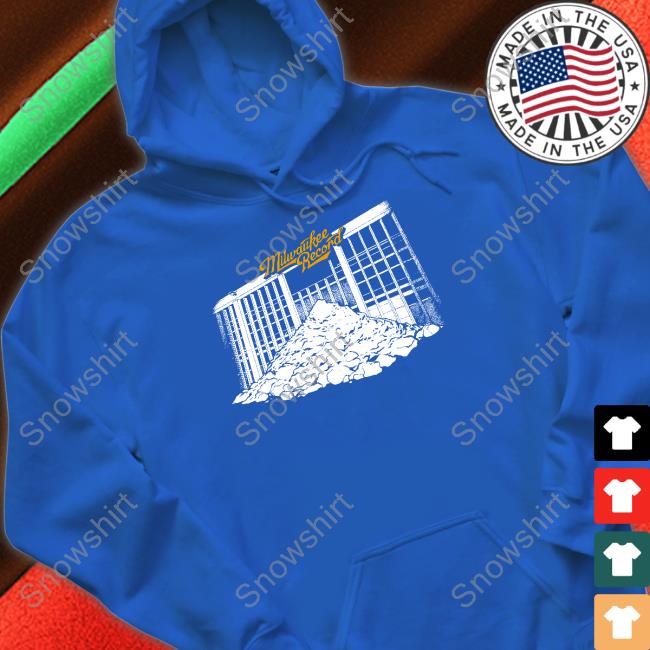 Snow Pile Milwaukee Record Tee Shirts Milwaukee Merch Snow Pile Milwaukee Record TShirts Milwaukee Merch
