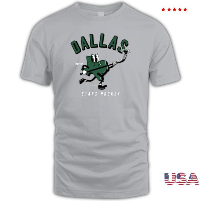 Premium Dallas Stars Hockey Grey State Skate T-Shirt Premium Dallas Stars Hockey Grey State Skate Classic shirt